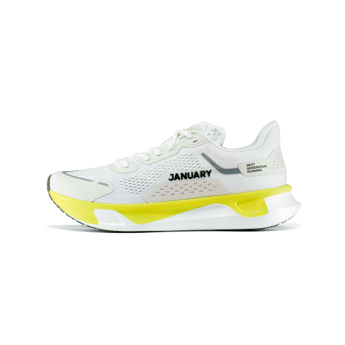 Morning Mist shoe outer side view. 